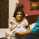 Image for article titled In pictures: An urban Indian woman gives birth at home